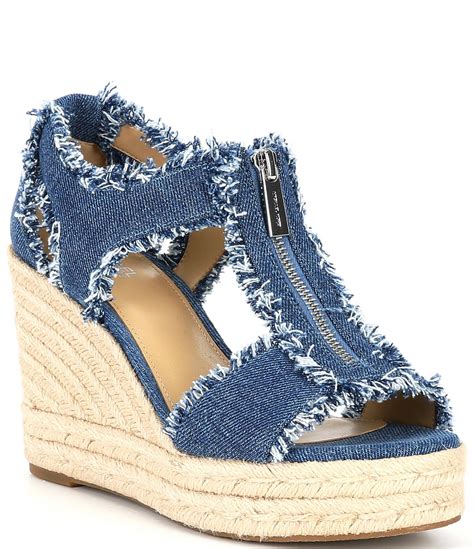 michael kors women scandals|Michael Kors denim sandals.